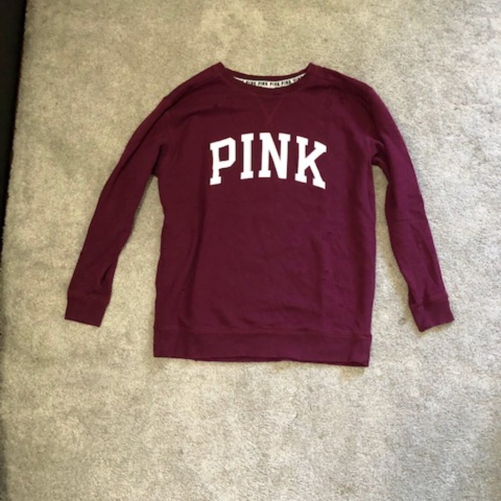 pink pullover